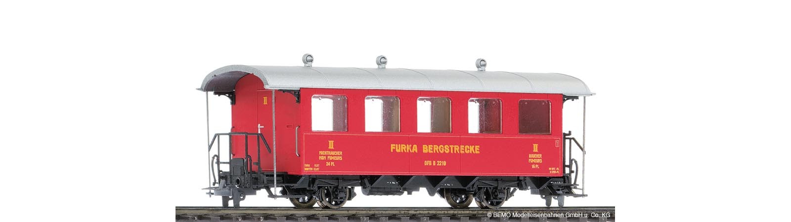  BEMO DFB  2-Achser rot 2204-2210