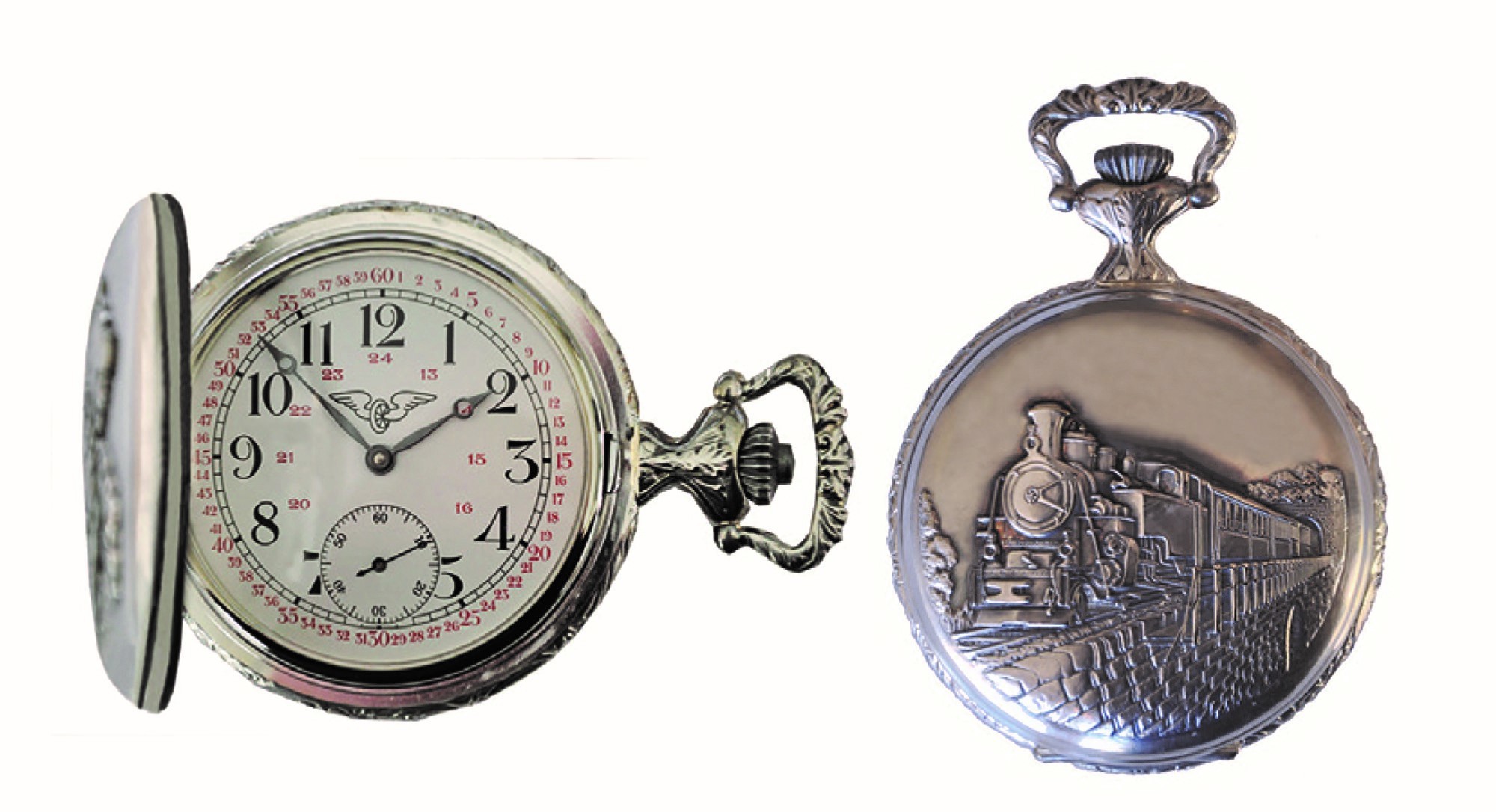 Taschenuhr DFB mit Relief