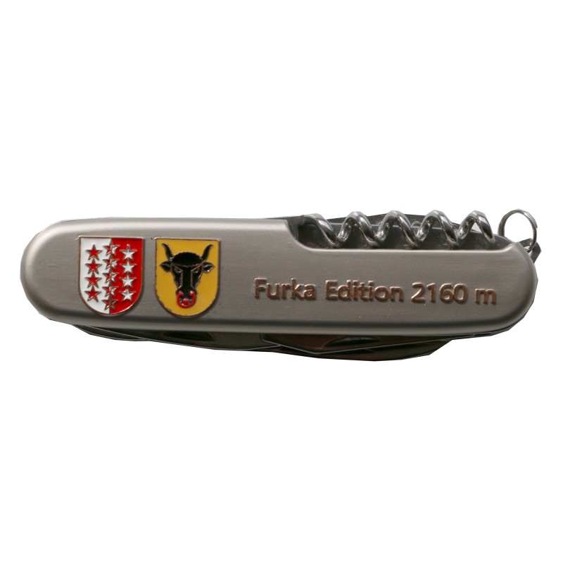 Taschenmesser «Furka Edition» Silber