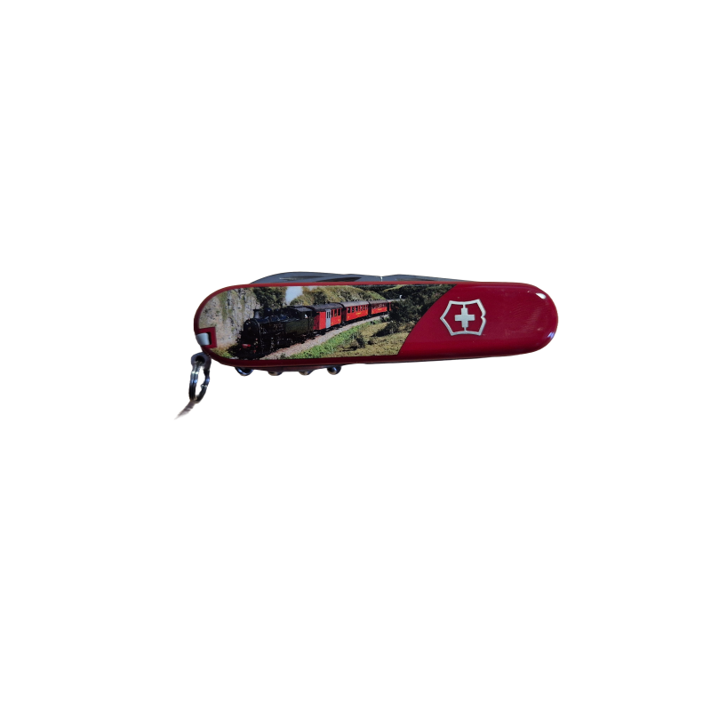 Taschenmesser Victorinox, rot mit Foto